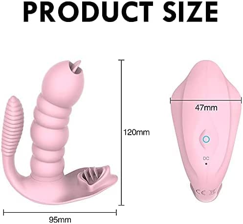 CCTS Farfálla Vîbràtóré Succhia Clitòrīdè per Donna Ｖībràntè, Invisibile Vîbràtóré Wireless con Telecomando Stîmólàtóre Clîtórîdeo, Portatile Mutande VîbraTori