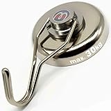 Photo Gallery gancio magnetico ruotabile Ø 38 mm - argento - forza di attrazione 30 kg - magnete neodimio in pentola di acciaio con gancio - ruotabile liberamente di 360° Photo Gallery gancio magnetico ruotabile Ø 38 mm - argento - forza di attrazione 30 kg - magnete neodimio in pentola di acciaio con gancio - ruotabile liberamente di 360°