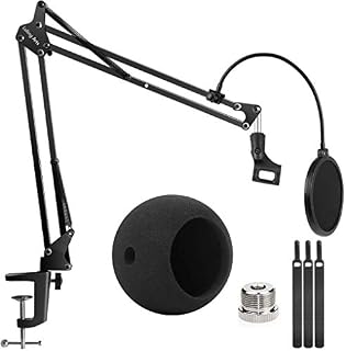 Blue Snowball Microphone Stand and Blue Snowball iCE Suspension Boom Scissor Arm St