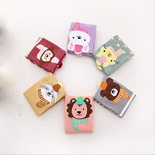 Sywwlov Unisex Baby Girls Socks Over Knee High Socks Toddler Cartoon Animal Cotton Stockings3