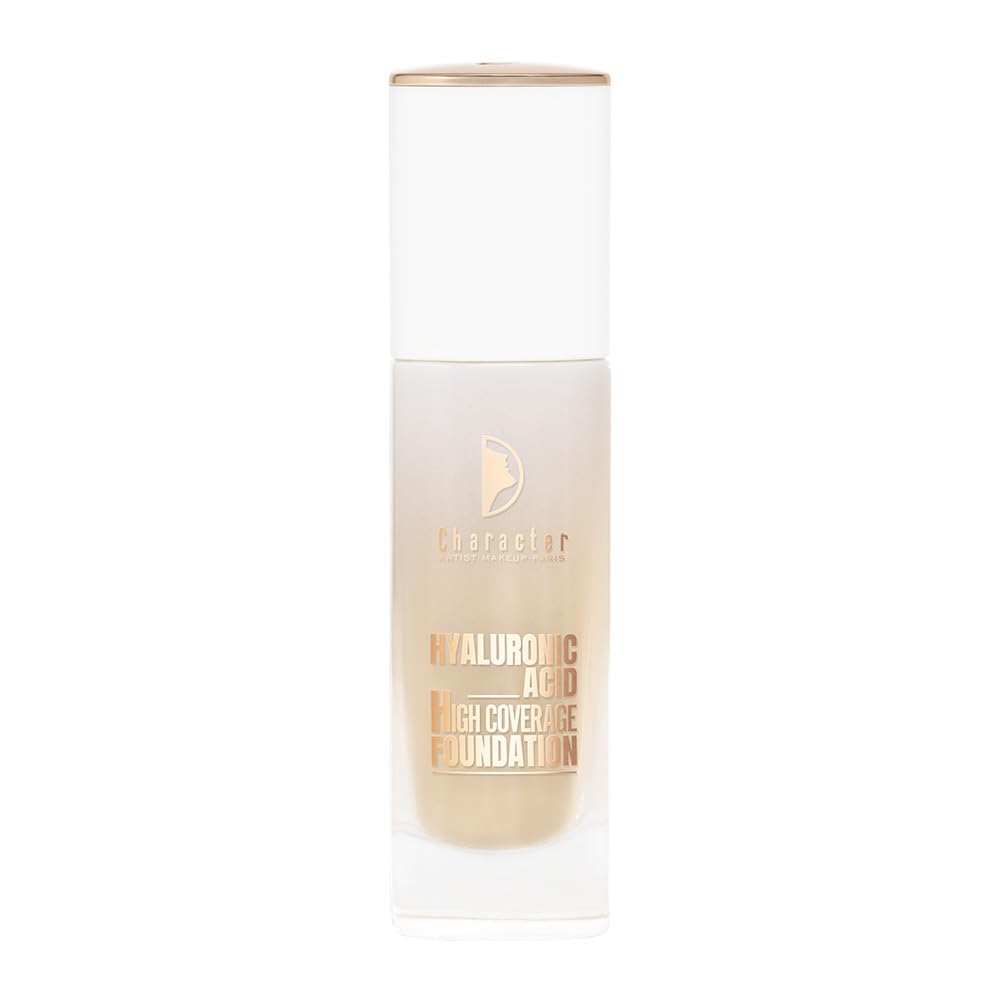 Character Hyaluronic Acid High Coverage Foundation --16HR Long Wear | Full Coverage with Natural Matte Finish | Sweat-Resistant, Crease-Proof | Hydrating & Lightweight Formula-image-10
