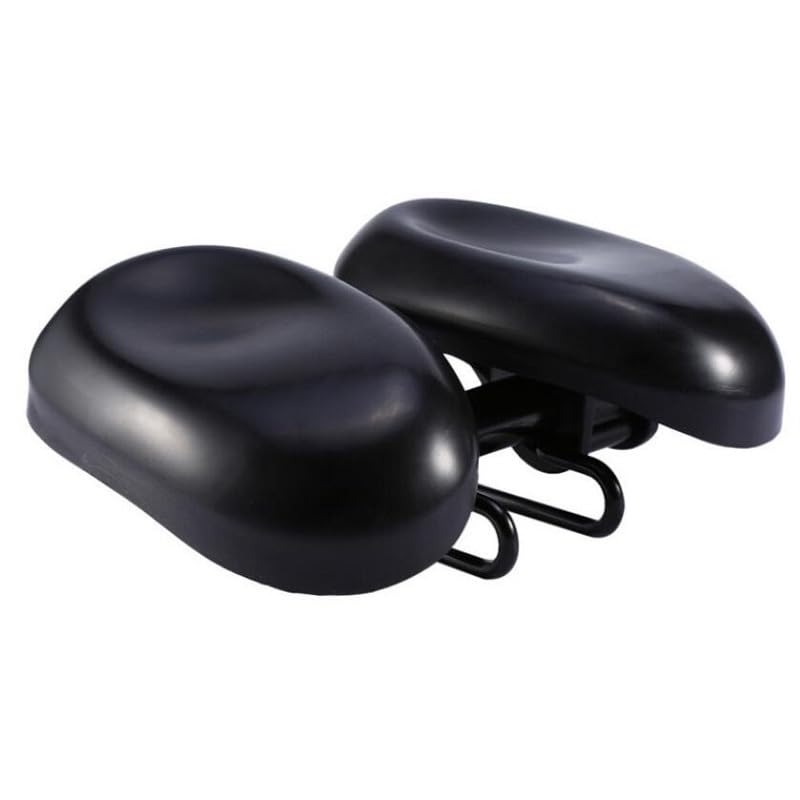 Selle de vélo, Selle VTT sans Pression, Double Bec réglable, Confortable et Souple, pour vélo de Route et VTT.