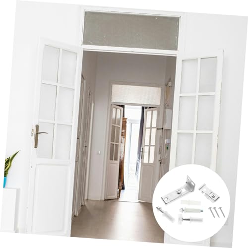Generic 1 Conjunto De Ferragens Para Porta Deslizante Kit De Ferragens Para Porta De Armário Dobráve