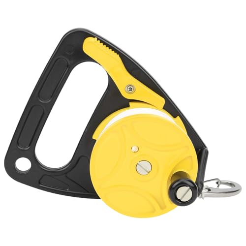XUZHID Wire Wheel?Diving Reel with Thumb Stoppers Scubas Ratchets Dives Reel Diving Equipment for Underwater Diving/Cave Drift Diving