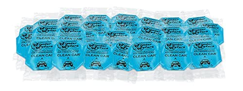Wonder Wafers Air Fresheners 50Ct. Individually Wrapped, Clean Car Fragrance #TOP1