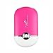 FlyItem USB Mini Portable Fans Rechargeable Electric Bladeless Handheld Air Conditioning Cooling Refrigeration Fan For Eyelash (Rose)