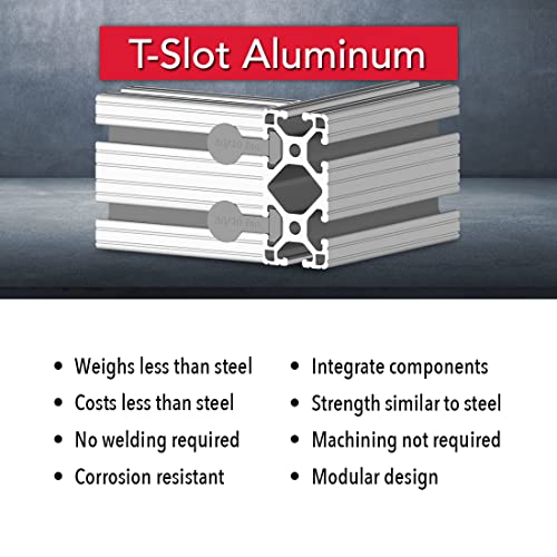 8020, 1530-Lite, 15 Series 1.5" X 3" Lite Aluminum T-Slotted Extrusion X 97" Long Extruded T Slot Profile #TOP6