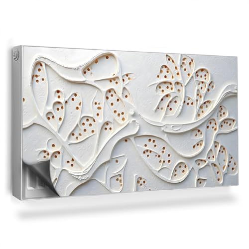 Cache radiateur 110x60 cm à couverture magnétique et design abstrait - 2