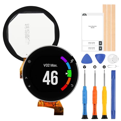 Pantalla de repuesto para Garmin Forerunner 235 235J 230, pantalla LCD, digitalizador, pantalla táctil, vidrio, piezas de reparación de montaje completo (blanco)