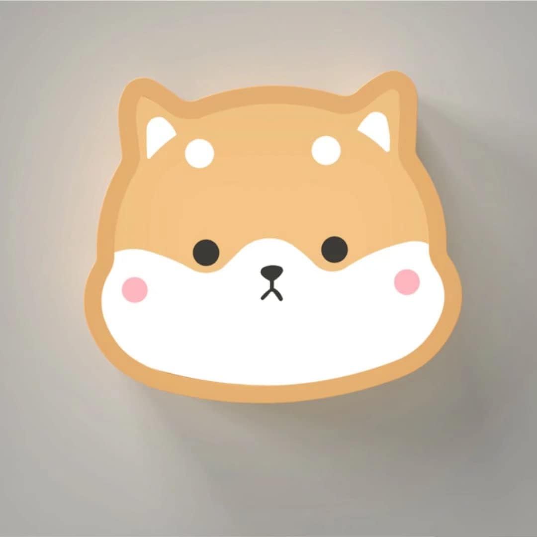 Cute Cartoon Children's Room Wall Lamp, Bedside Lamp, Creative LED Wall Lighting for Boys, Girls, Bedroom, Living Room, Stairway, Corridors, Indoor, Warm White, Small, White, Red, Black