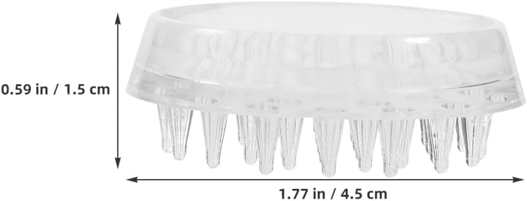 PRETYZOOM 12pcs Round Anti-Slip Furniture Pads with Spikes, Sofa Leg Protectors for Carpet, Chair Caster Cups Floor Protectors