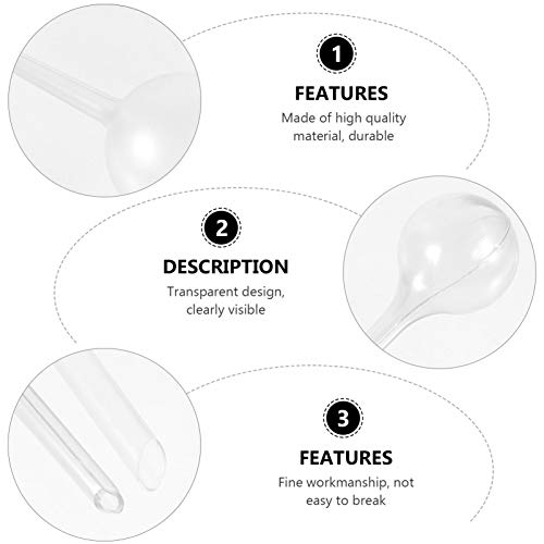 UPKOCH 6Pcs Planta Rega Lâmpada Plástico Auto Rega Globos Lâmpadas Auto Rega De Irrigação Automático