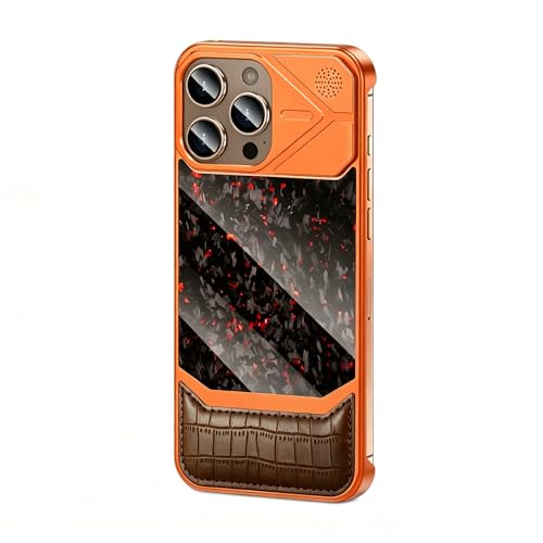 Coque aromathérapie iPhone 17 Pro orange : protection maximale des 4 coins sans cadre