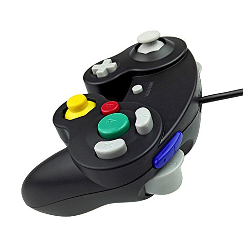 image for AreMe 2 Packs Game Cube Controllers with 2 Extension Cables and 128mb 