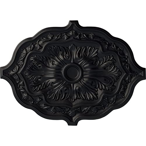 Ekena Millwork Pesaro Ceiling Medallion, Steel/Gray
