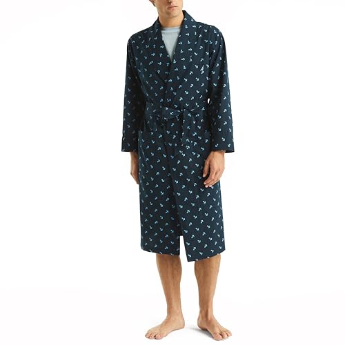 Nautica Mens Sustainably Crafted Printed Robe3