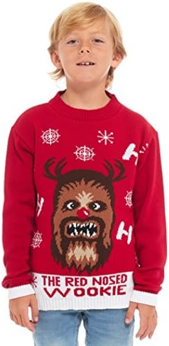 HSA Boys Girls Kids Children Unisex Christmas Xmas Knitted Novelty, Retro, Elf, Football Jumper Sweater Christmas Xmas 2020 Exclusively to Ltd for Ages 2-14 Years