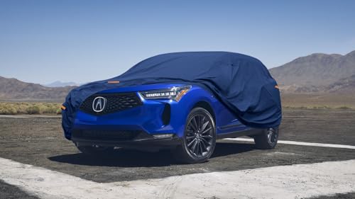 Image of Kaugung Heavy Duty SUV Car Cover Custom Fit Acura RDX from 2007 to 2025, Waterproof All Weather Resistant Outdoor Sun Rain Dust Snow Protection with Anti-Theft Lock.