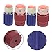 MAGICLULU 4 PCS Quick Disconnect Adapter Kit High Low Side Charging Port Fittings with Caps for Automotive Retrofits Random Color