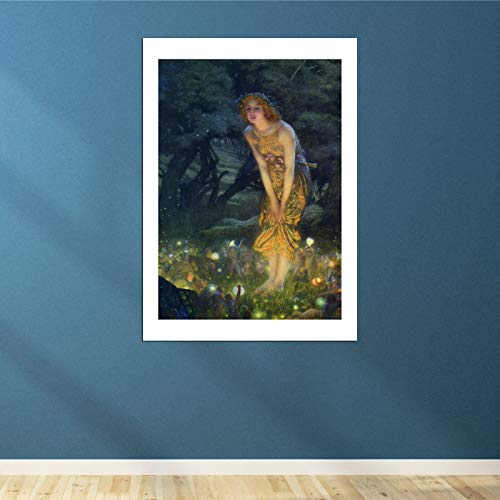 Impression d'art encadrée Midsummer Eve Edward Hughes pour salon chic - 4