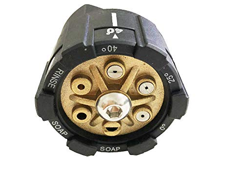 BlueField Lawn Quick Connect 6-in-1 Changeover Spray Nozzle for High Pressure Washers Car Cleanner and Wall Spray Washers