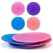 Plastic Plates Set of 8 - Unbreakable and Reusable 10 inch Dinner Plates, 4 Assorted Colors2 | Dishwasher Safe,BPA Free