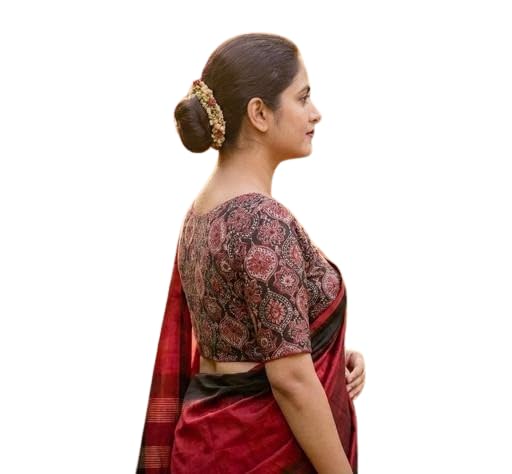 Nabamita Clothes Pure Cotton Ajrakh Printed Round Neck Blouse| Comfortable, Breathable, Lightweight, Skin Friendly - Review, Price and Buying Guide