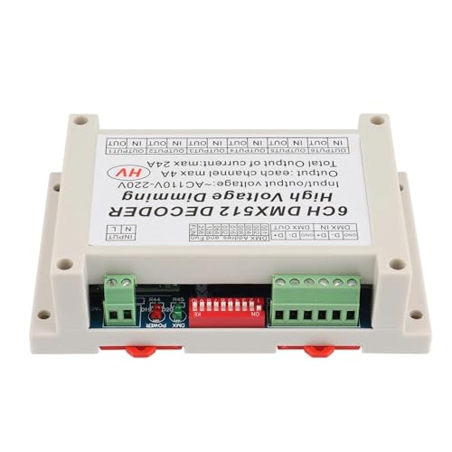 Décodeur DMX 4A/CH avec variation fluide 6 canaux haute tension AC220V - 5