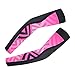 SOT SVE Braccio Manica Protezione UV Cool Cooler Bracciale Lungo per attività all'aperto Andare in Bicicletta Guida 2 Paia,Pink,L