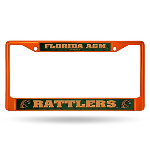 famu alumni license plate frame - NCAA Rico Industries Standard Chrome License Plate Frame, Florida A&M Rattlers , 6 x 12.25-inches