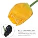 Uonlytech Solar Tulip Lamp Led Garden Lamp Tulip Shaped Outdoor Decor Easy Ground Insertion for Garden