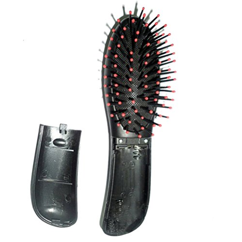 Image of RETYLY New Vibrating Hair Brush Comb Massager Massage Black