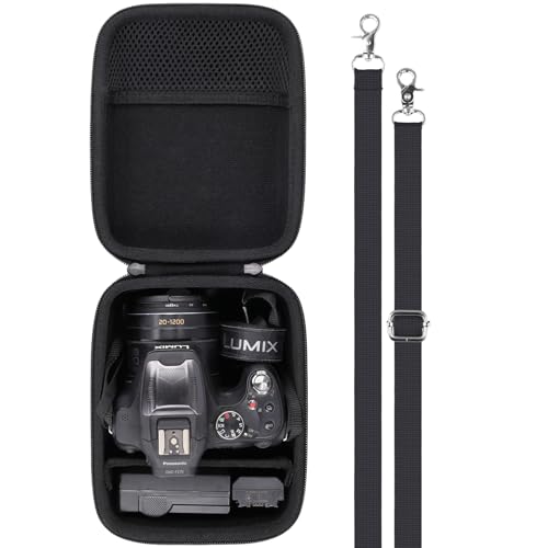 Camera Case Compatible with Panasonic LUMIX FZ80D Point and Shoot Digital Camera,Black Case