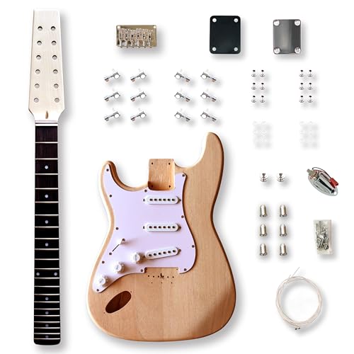 BexGears DIY Left-handed 12 String ST Style...