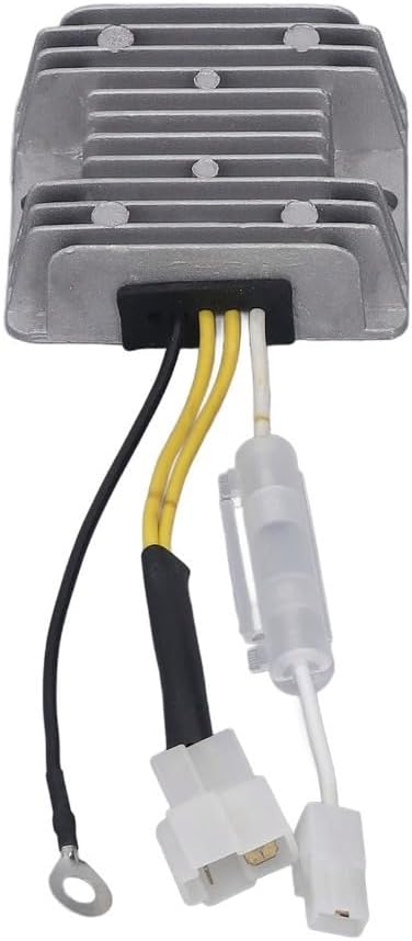 Generator Voltage Regulator 4-Wire 12V 5KW - Aluminum Alloy Housing for Engine Alternator, DC 12V Output Stabilizer for Single-Phase Generator