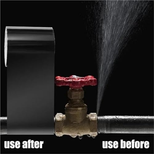 Cinta de caucho de silicona autofusible con sellado estanco e impermeable de 4" 5