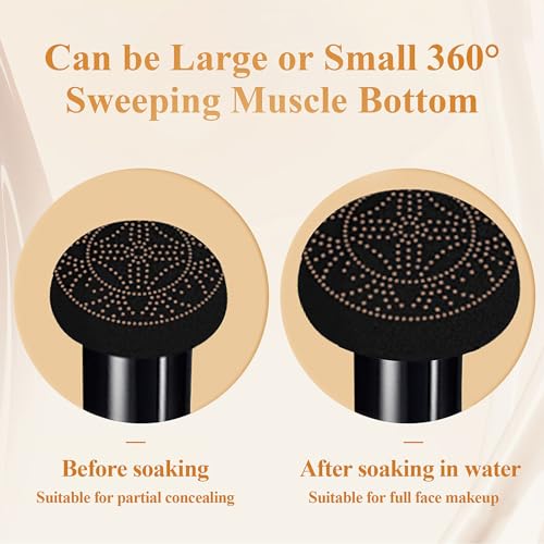 Oetuiow Mushroom Head Air Cushion Cc Cream Bb Cream Makeup Foundation Moisturizing Concealer Long Lasting Full Coverage Waterproof Foundation Makeup Even Skin Tone Makeup Base Primer thumb #6