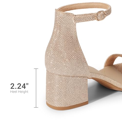 Image of DREAM PAIRS Women's Comfort Low Block Heel Sandals