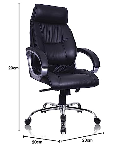 Image of Aristocrat Chairs Original High Back Chair with Chrome Base