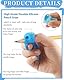KGDUYC 6 Stück Schreibhilfe für Kinder, Silikon-Stifthalter, Ergonomischer Silikon-Stiftgriff, Bleistift-Schreib-Haltungs-Korrektur-Werkzeug (2 Styles)