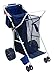 Rio Beach Wonder Wheeler Deluxe Utility, Lawn, and Beach Foldable Cart, Navy