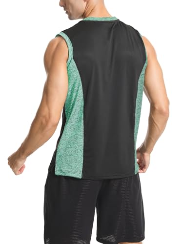 Air Curvey 3 Pack Men's Workout Tank Tops Sleeveless Muscle Gym Tank Top Quick Dry4