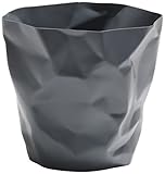 Essey Design Papierkorb Bin Bin, Design Mülleimer für Büro und Bad, graphite, grau …