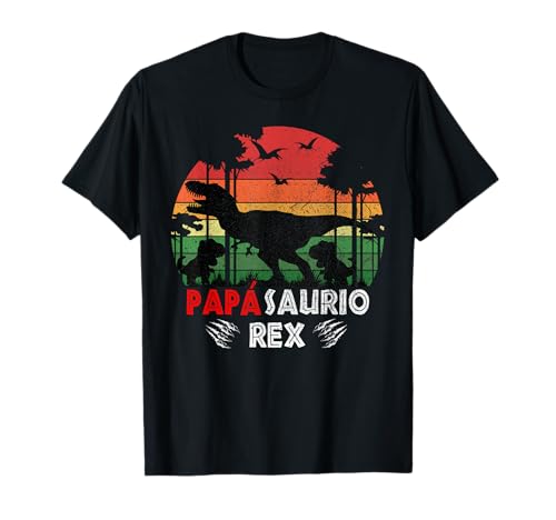 Papá-Saurio t-Rex Dinosaurio Día Del Padre father's day fun Camiseta