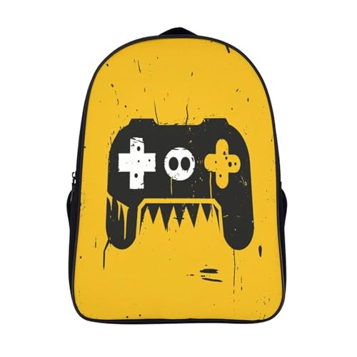Sac a dos enfant ecole fille et garcon avec motif manette de jeu video