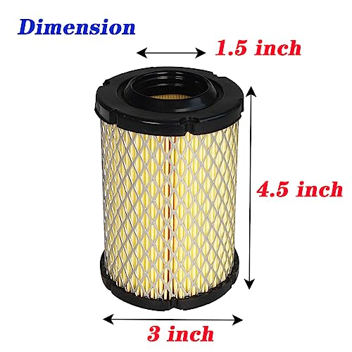 Jvfnxpm Kit de ajuste de filtro de ar 937-05129 para Cub Cdet Troy-Bilt MTD 382cc 439cc 7T84HW 7T84J