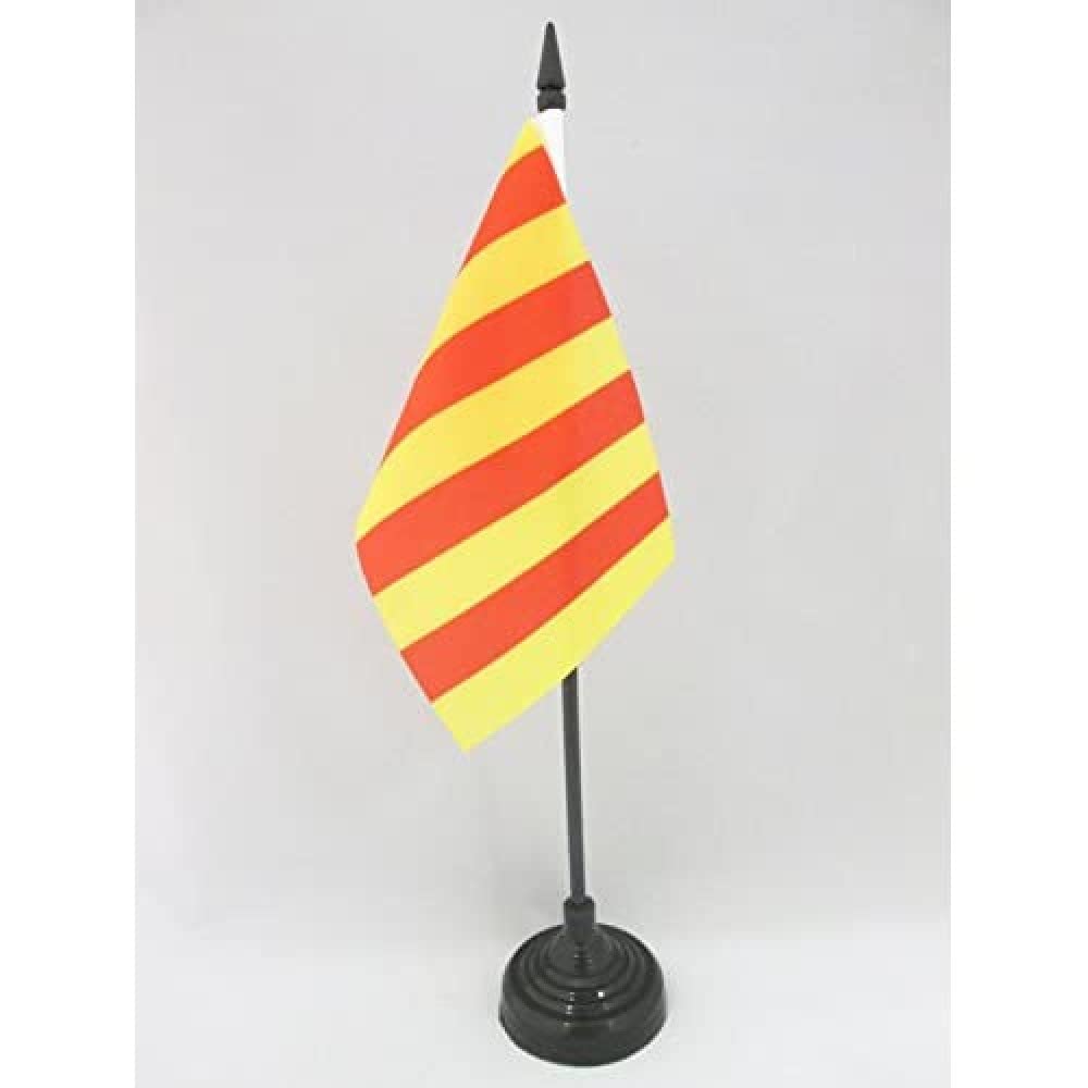 AZ FLAG, French Province of Provence Table Flag 4'' x 6'', County of Provence Office Mini Banner 100% Polyester 15 x 10 cm