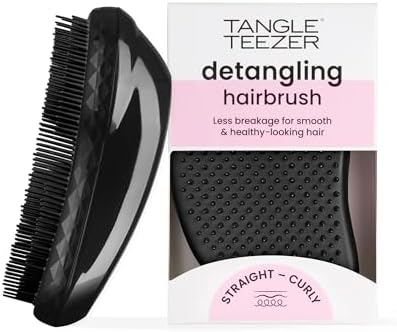 Tangle Teezer Original Detangler Brush for All Hair Types, Panther Black
