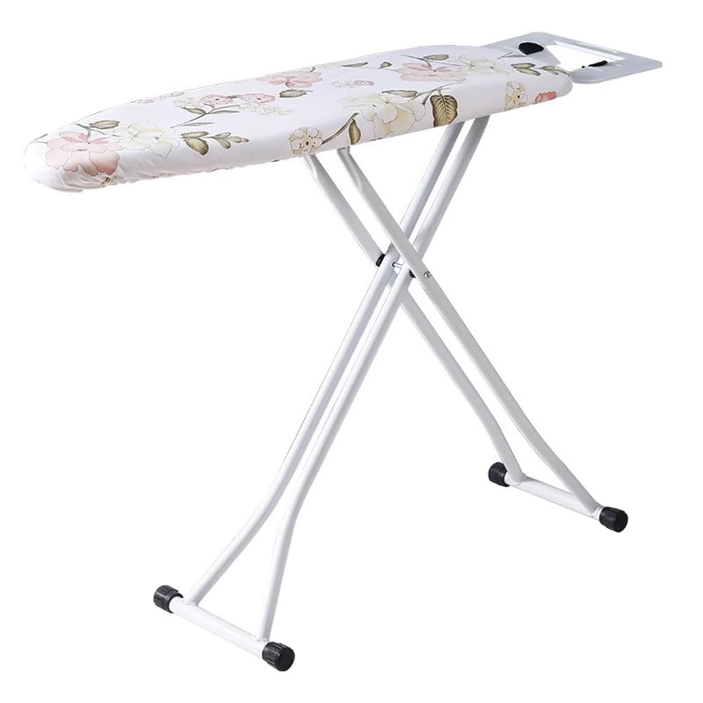 ASSE da Stiro Pieghevole in Metallo per la casa, ASSE da Stiro Professionale da Terra, ASSE da Stiro Leggero e Portatile, ASSE da Stiro Compatto Che può Essere ，D