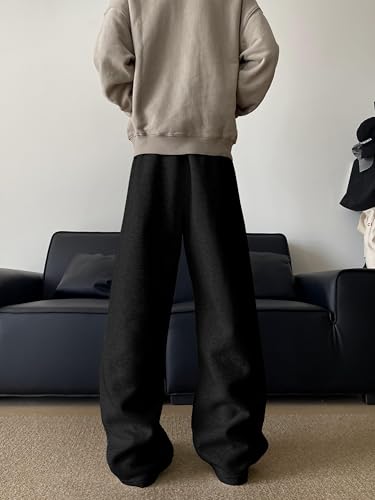 Image of dockstreet Men's /Unisex Open Bottom Drawstring Pure Cotton Stretchable Baggy Jogger Pants